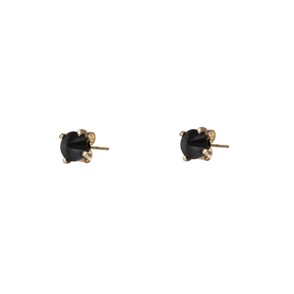 Gold Onyx Studs