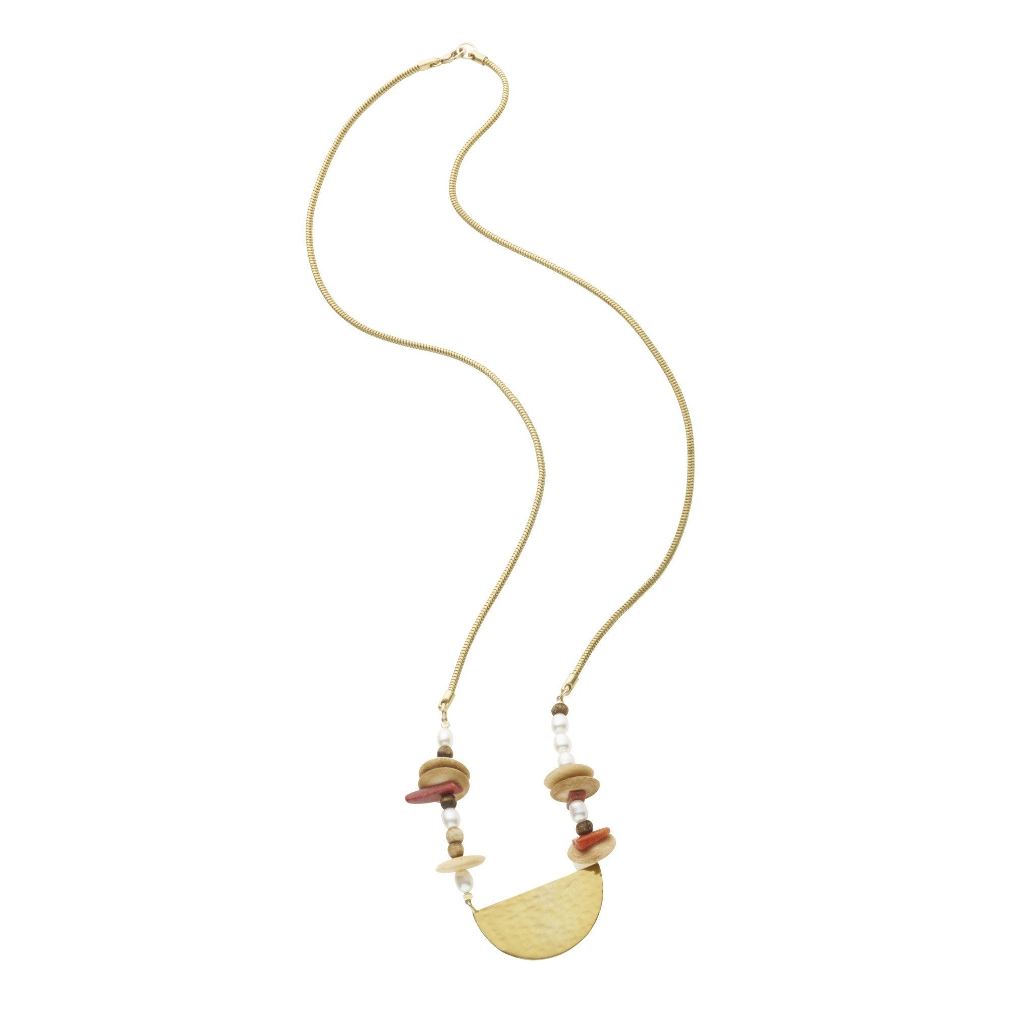 Seaside Half Moon Necklace
