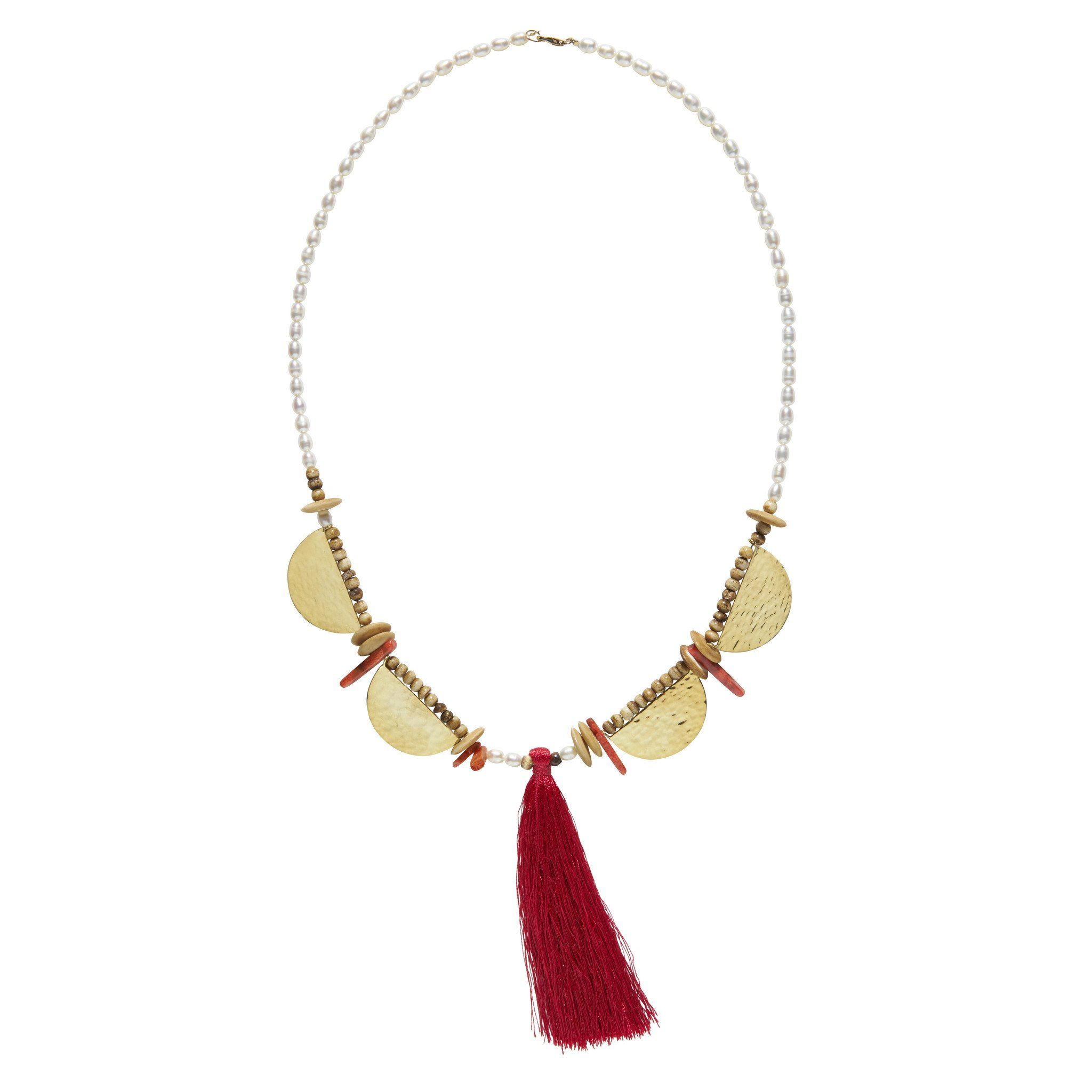 Seaside Aurora Necklace with Tassel