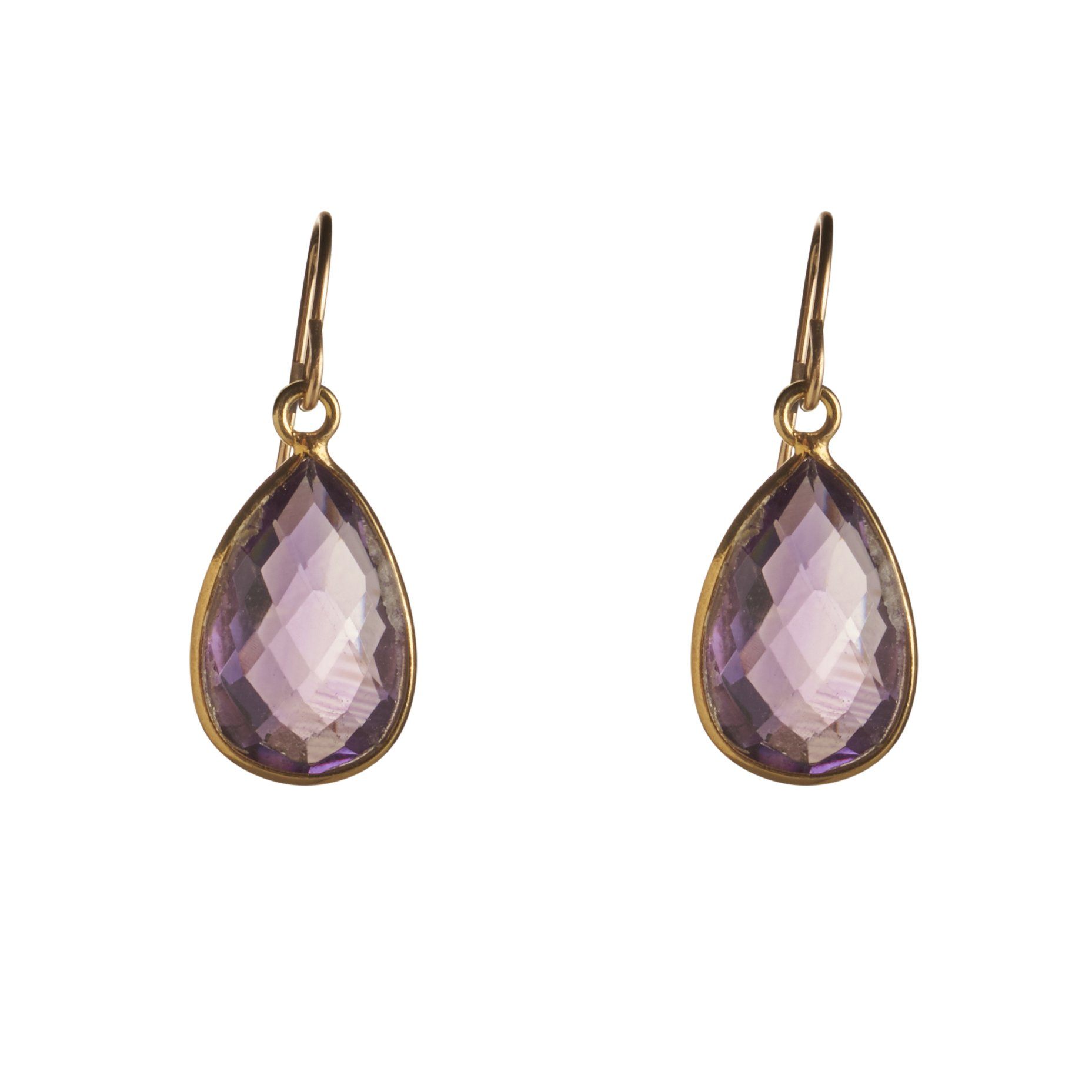 Faceted Drop Earring