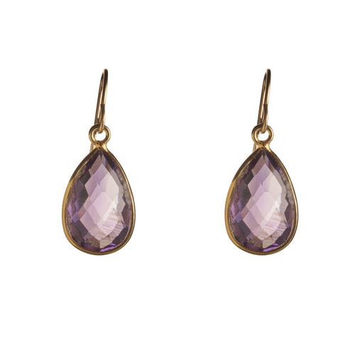 Faceted Drop Earring