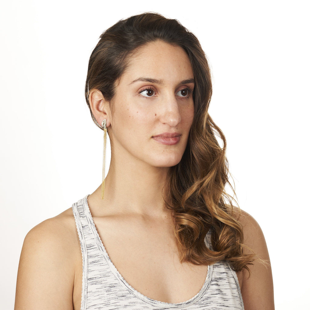 Shoulder Skimming Emma Earring