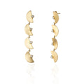 Half Moon Chandelier Earrings