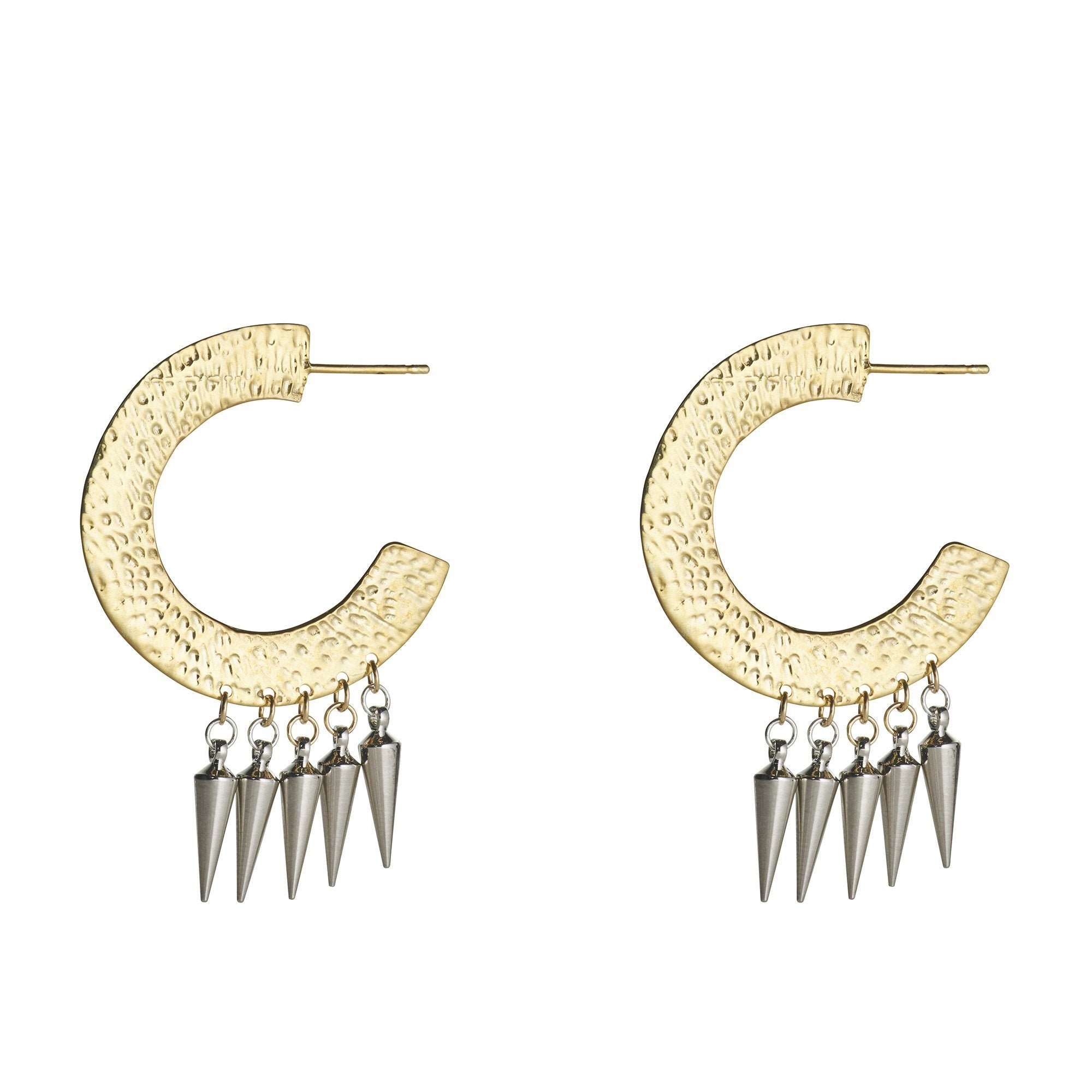 Large Horseshoe Hoop with Daggers