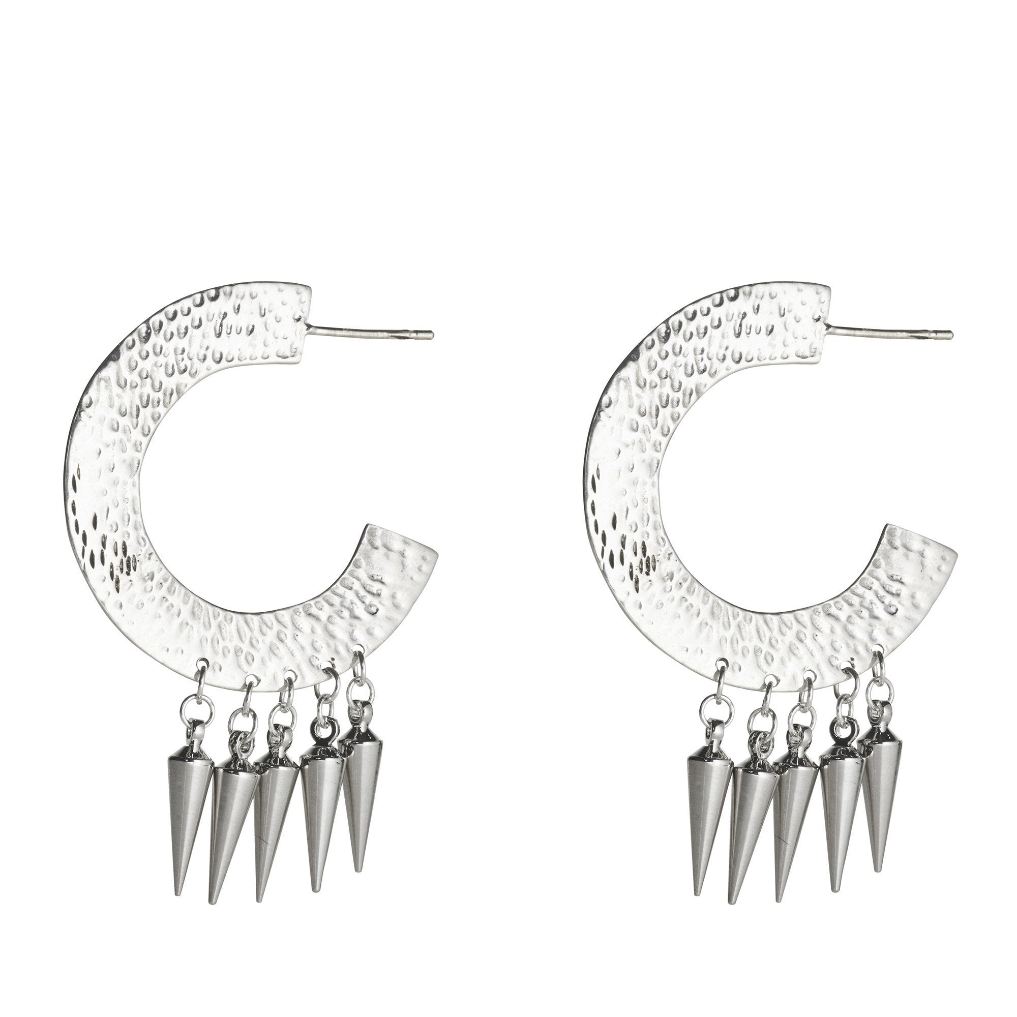 Large Horseshoe Hoop with Daggers