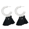 Large Horseshoe Hoop with Tassels