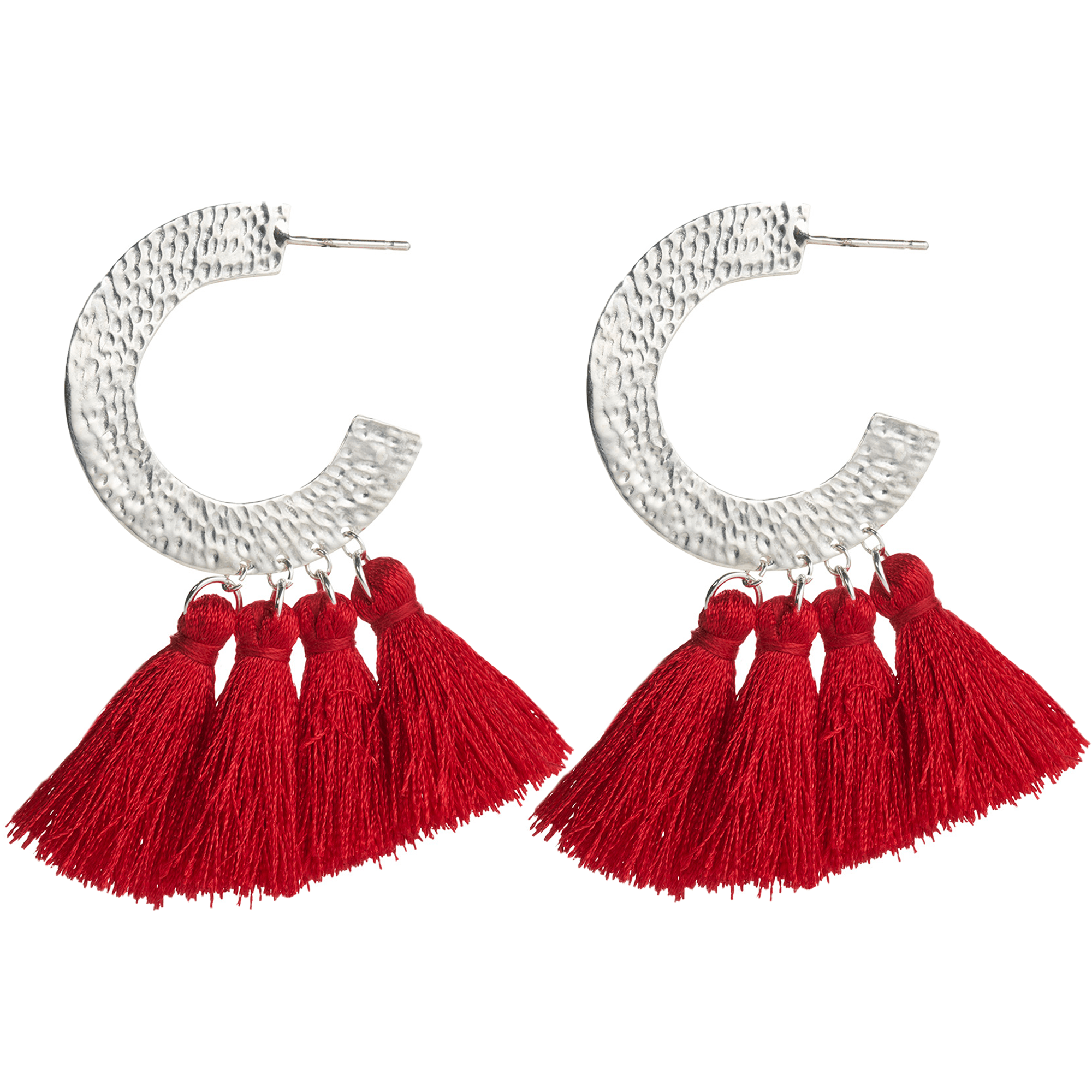 Large Horseshoe Hoop with Tassels