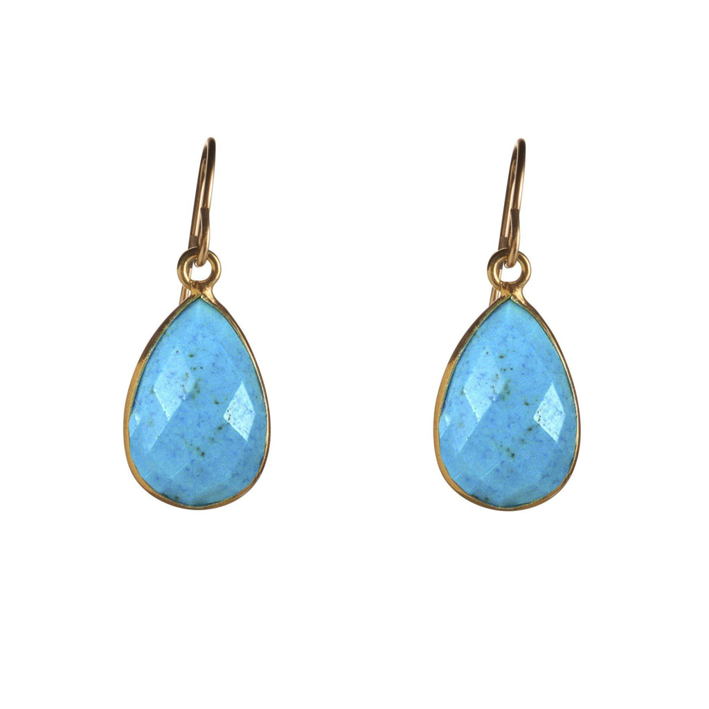 Faceted Drop Earring