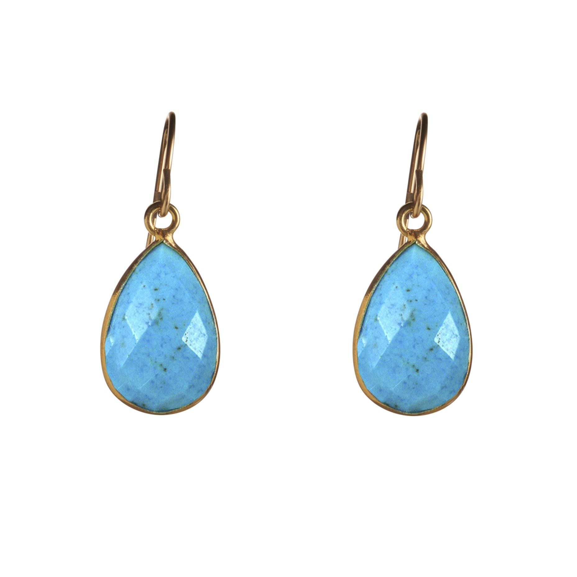 Faceted Drop Earring
