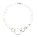 Undulating Ring Choker Necklace