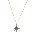 White Topaz Charm Necklace