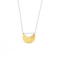 Half Moon Necklace with Pass Through