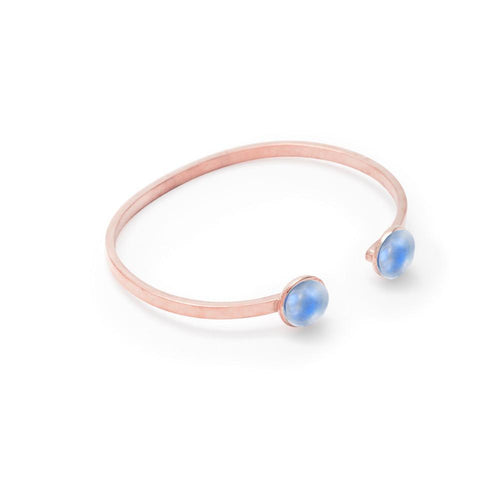 Double Stone Stacking Bangle