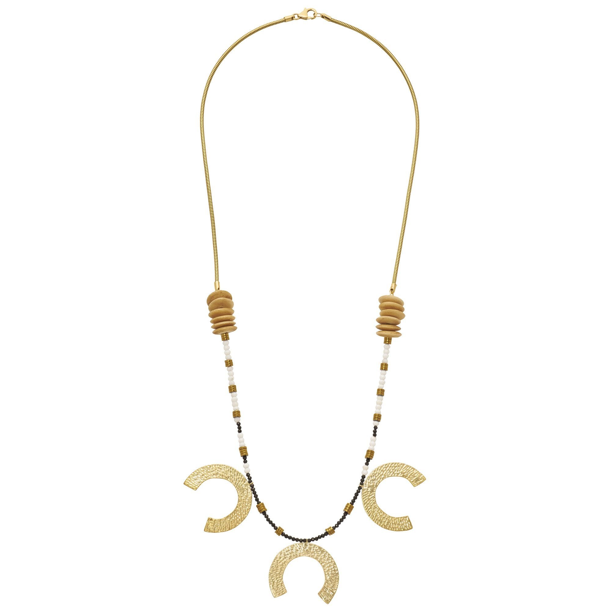 Large 3-Tier Horseshoe Necklace