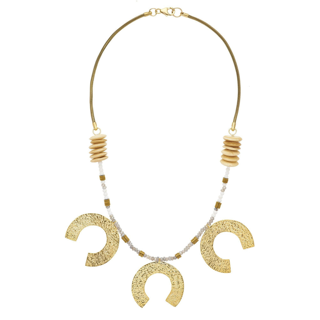 Large 3-Tier Horseshoe Necklace