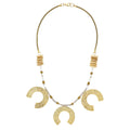 Large 3-Tier Horseshoe Necklace