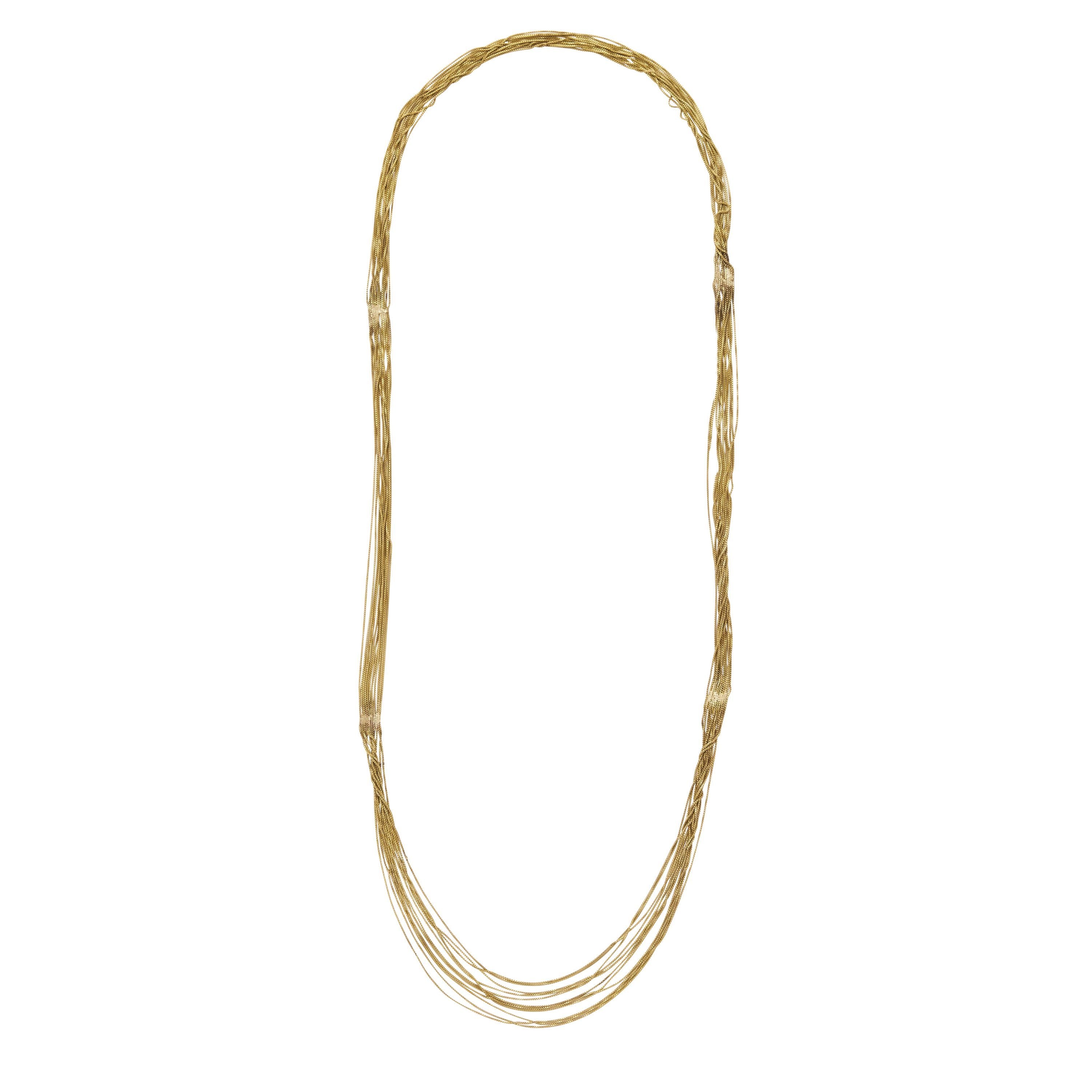 Liquid Gold Necklace 'Nicole'