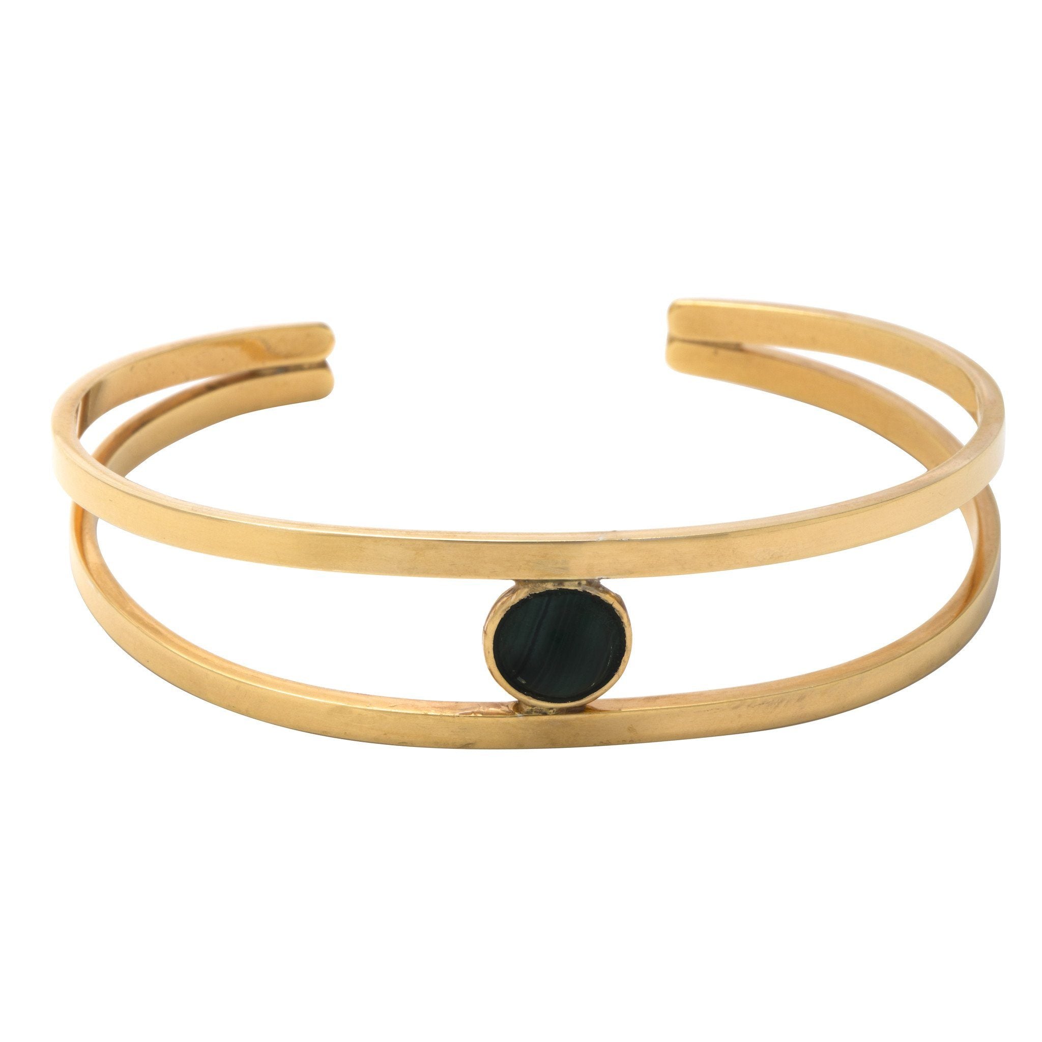 Open Stone Bangle