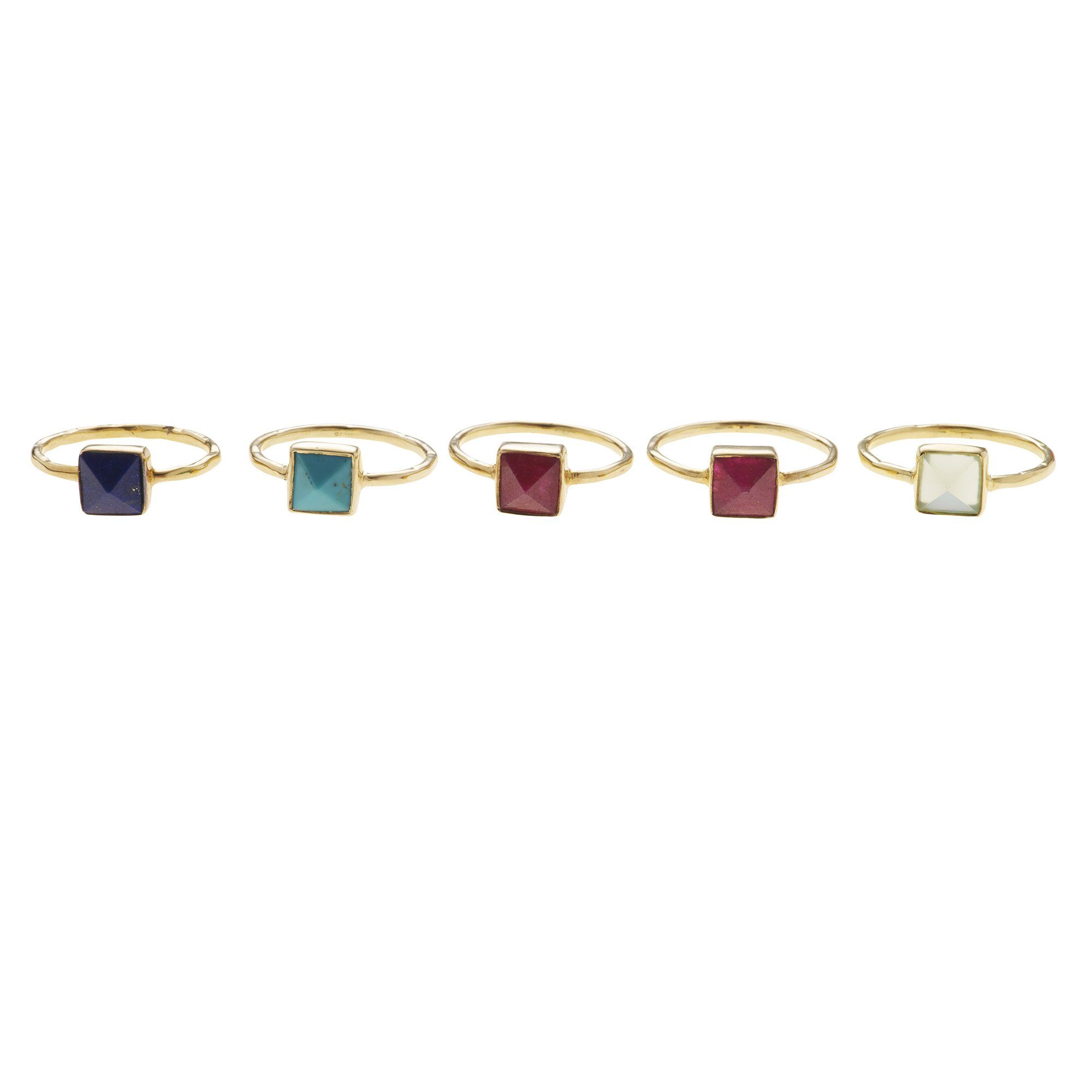 Pyramid Stack Ring