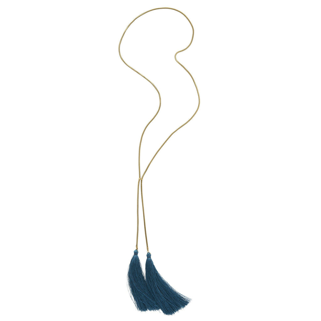 Snake Lariat with Tassels