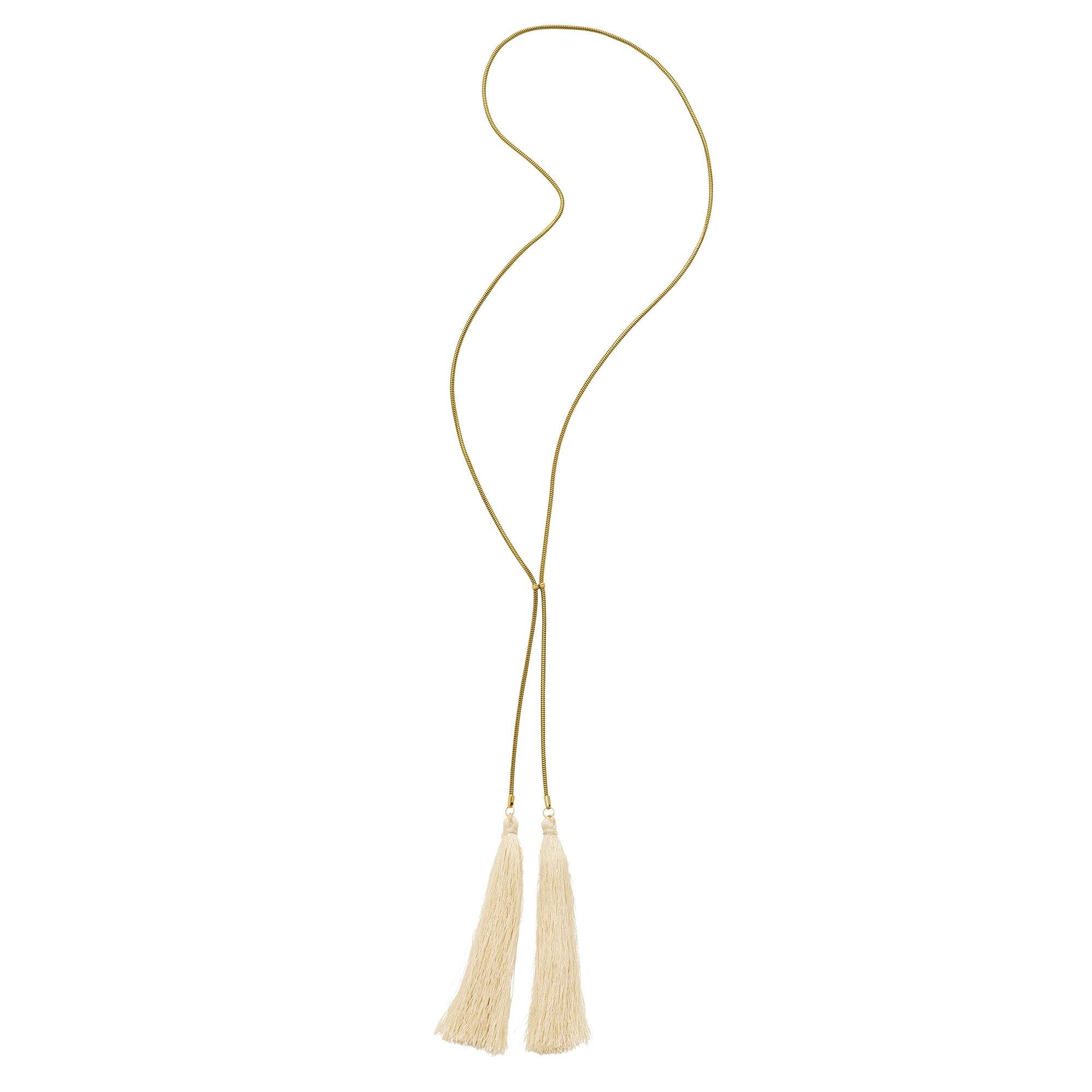 Snake Lariat with Tassels