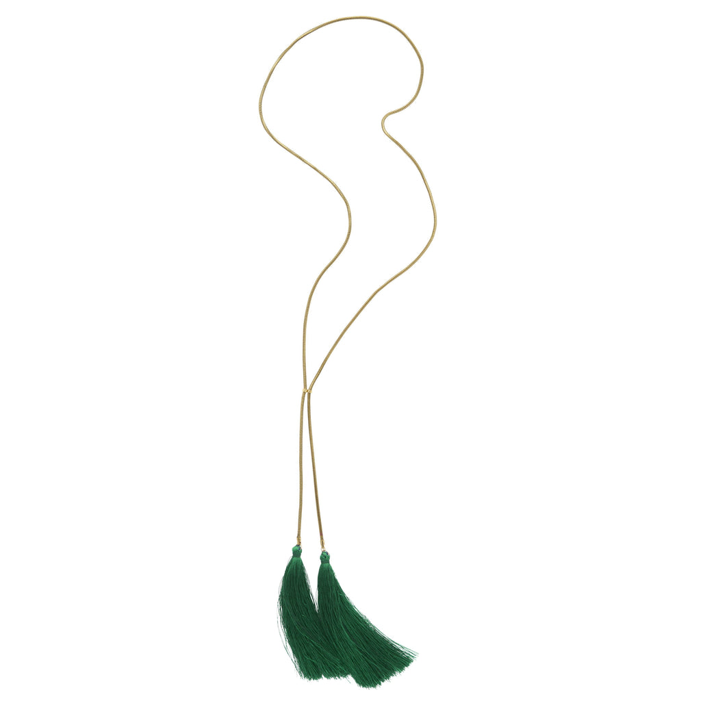 Snake Lariat with Tassels