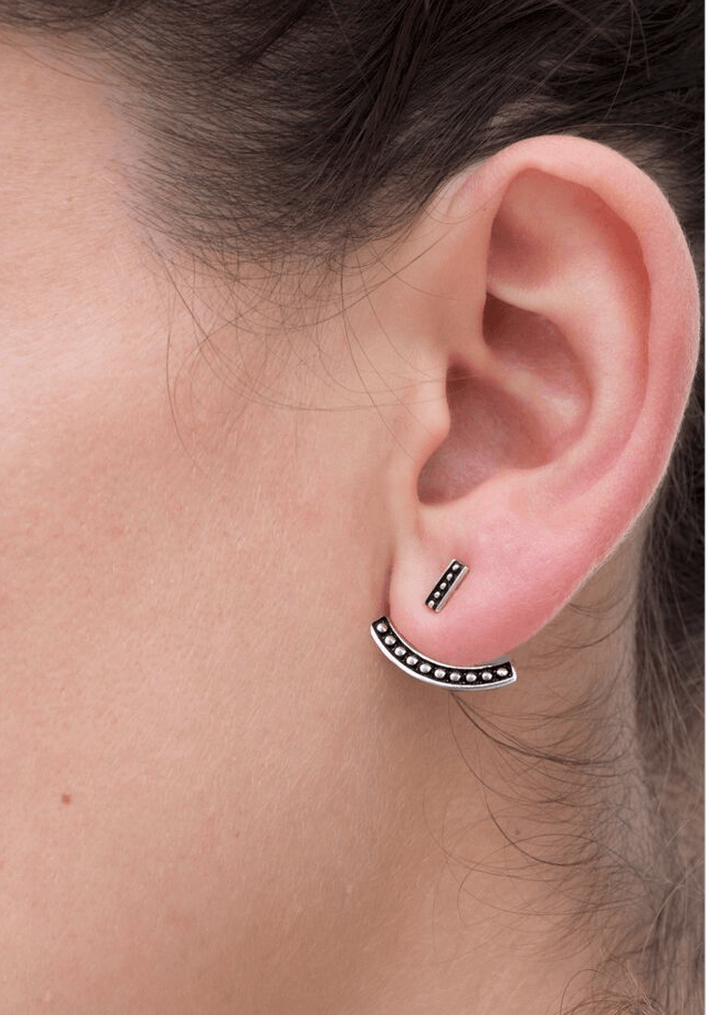 Curved Antique Ear Jacket