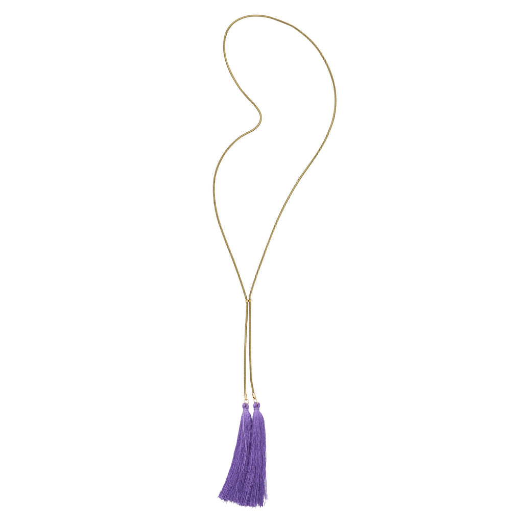 Snake Lariat with Tassels