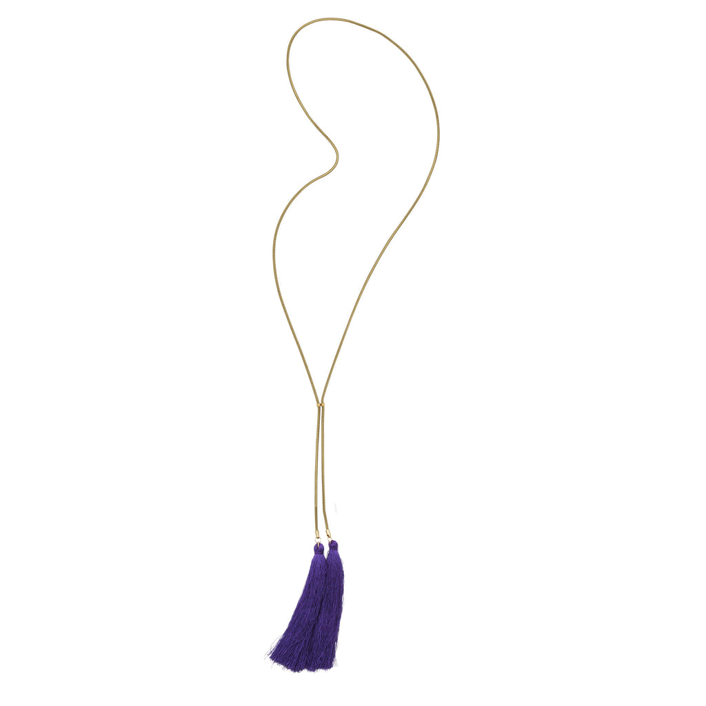 Snake Lariat with Tassels