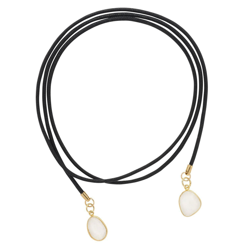 Wrap Choker with Gemstones