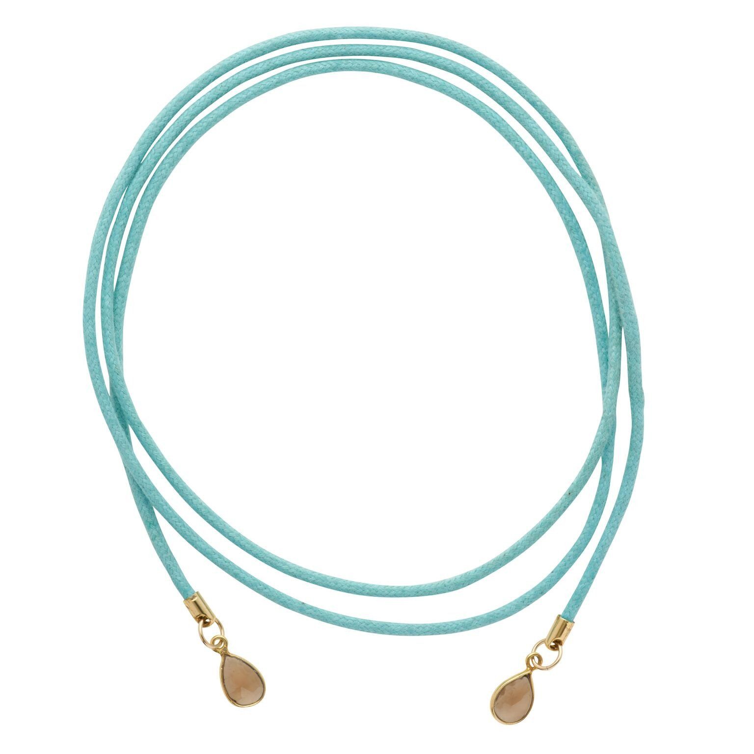 Wrap Choker with Gemstones