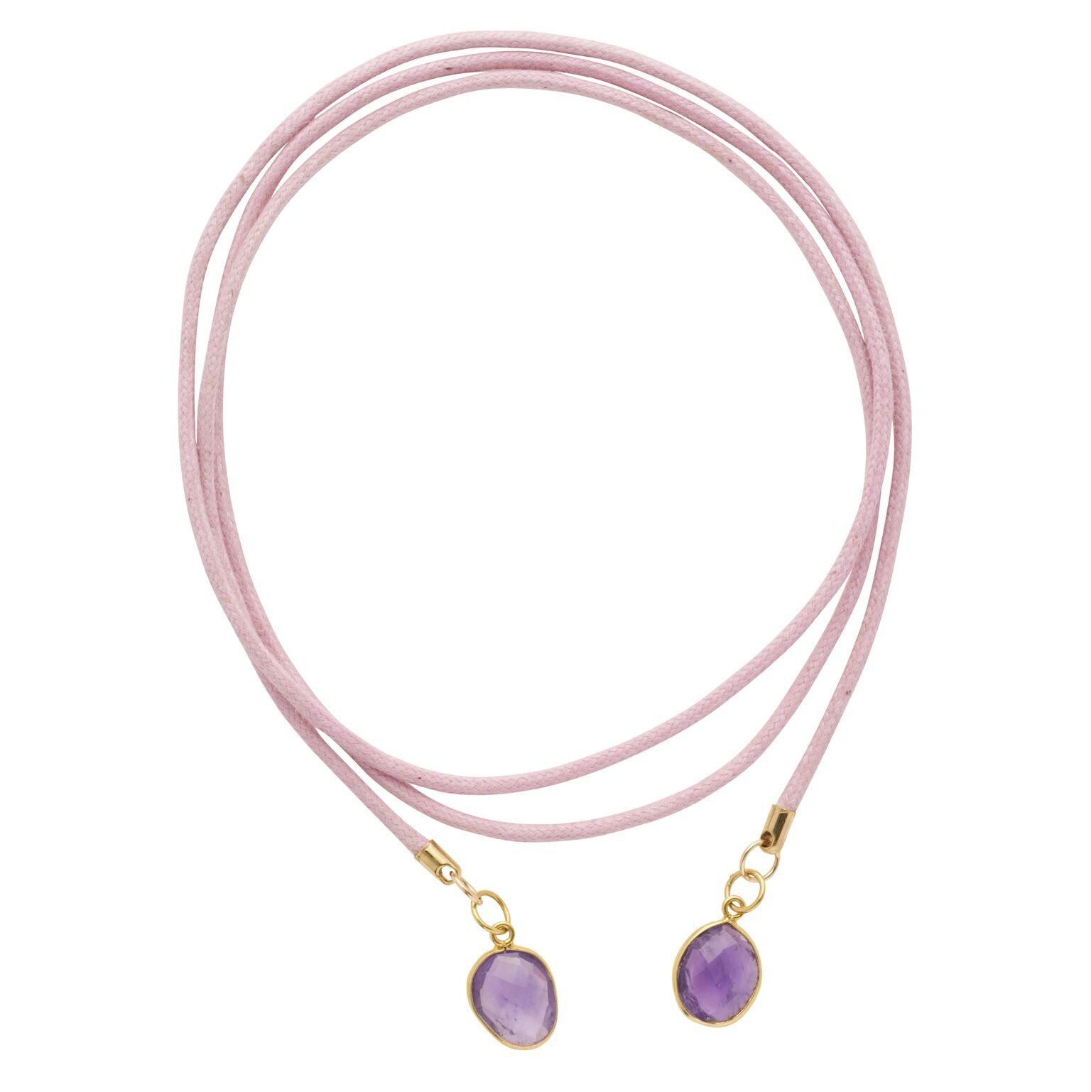 Wrap Choker with Gemstones