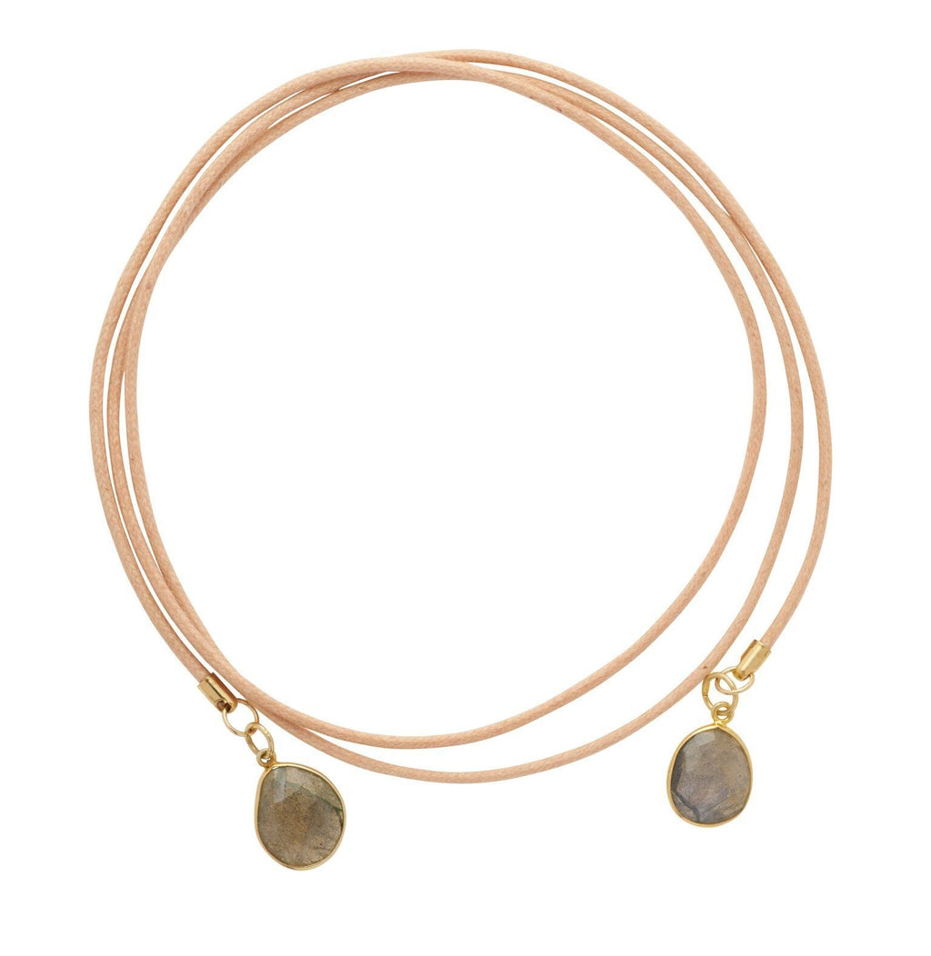 Wrap Choker with Gemstones