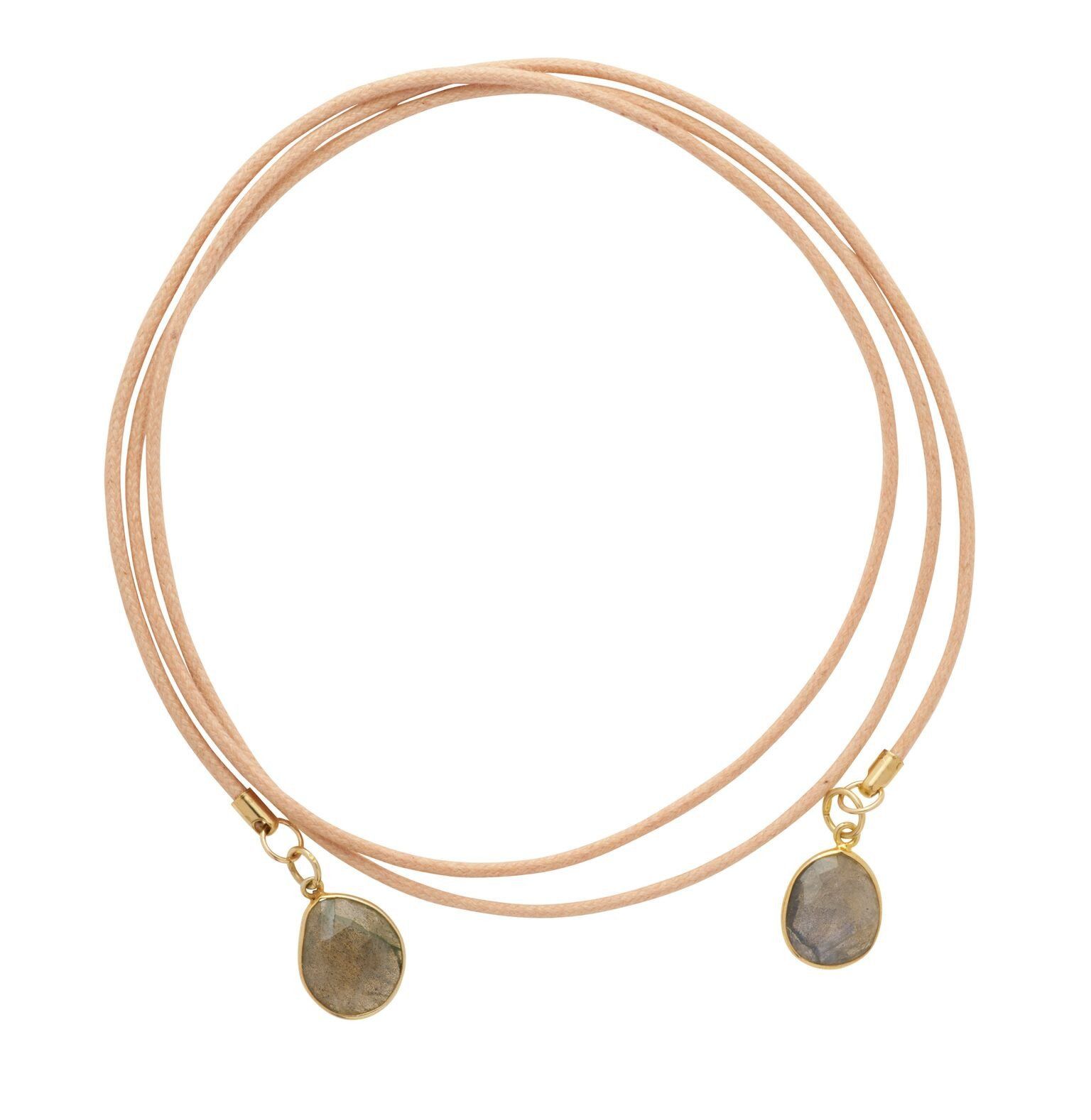 Wrap Choker with Gemstones
