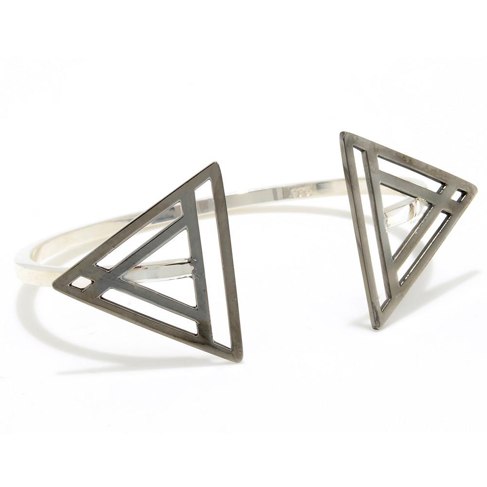 Winged Triangle Bangle, Only 1 Remains!