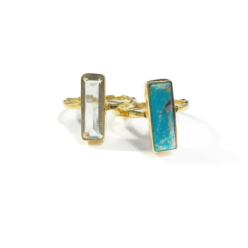 Emerald Stack Ring