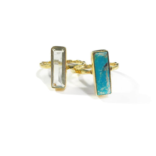 Emerald Stack Ring