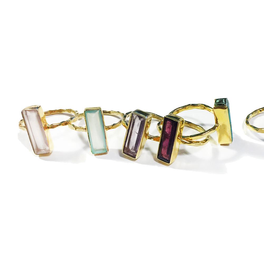 Emerald Stack Ring