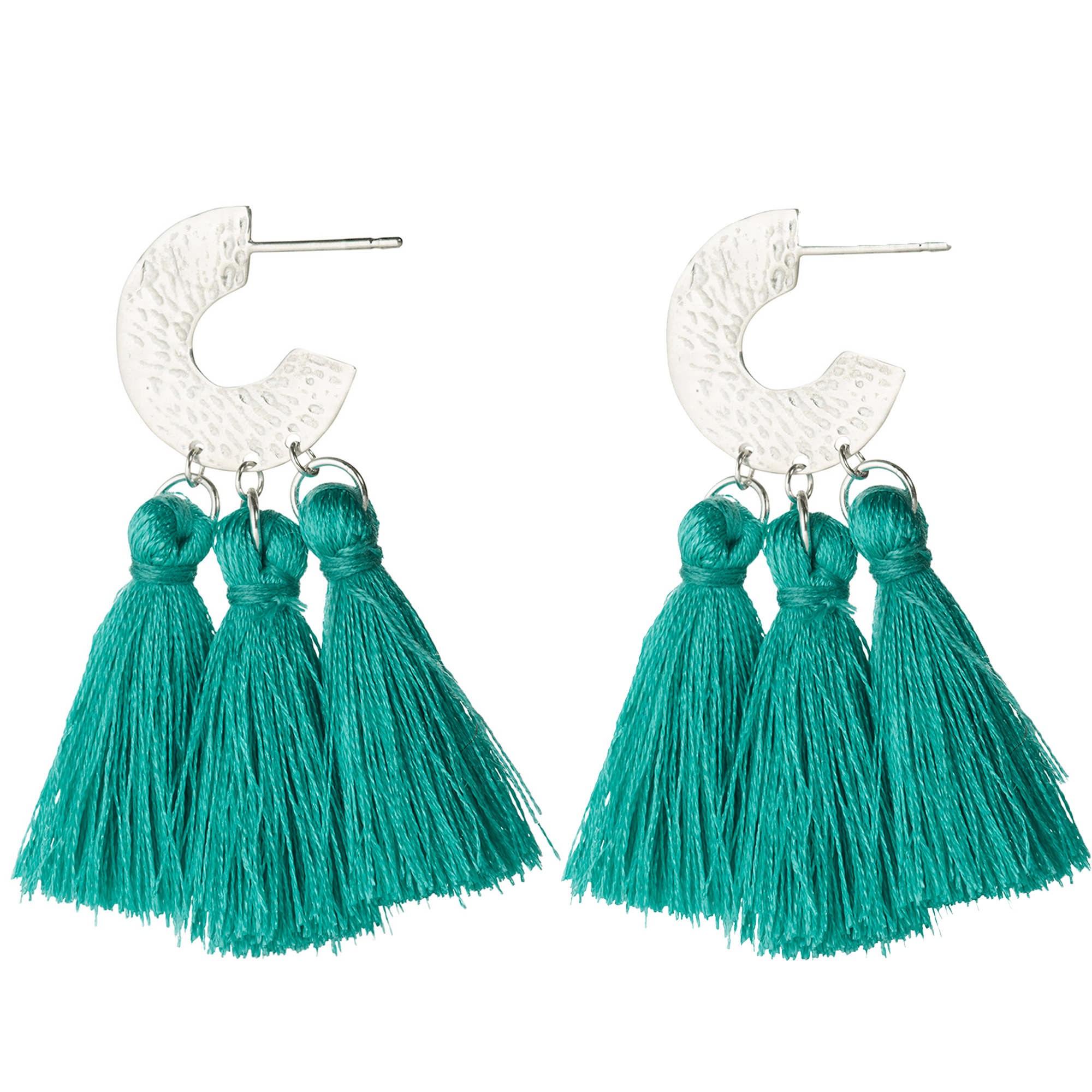 Small Horseshoe Hoop with Tassels