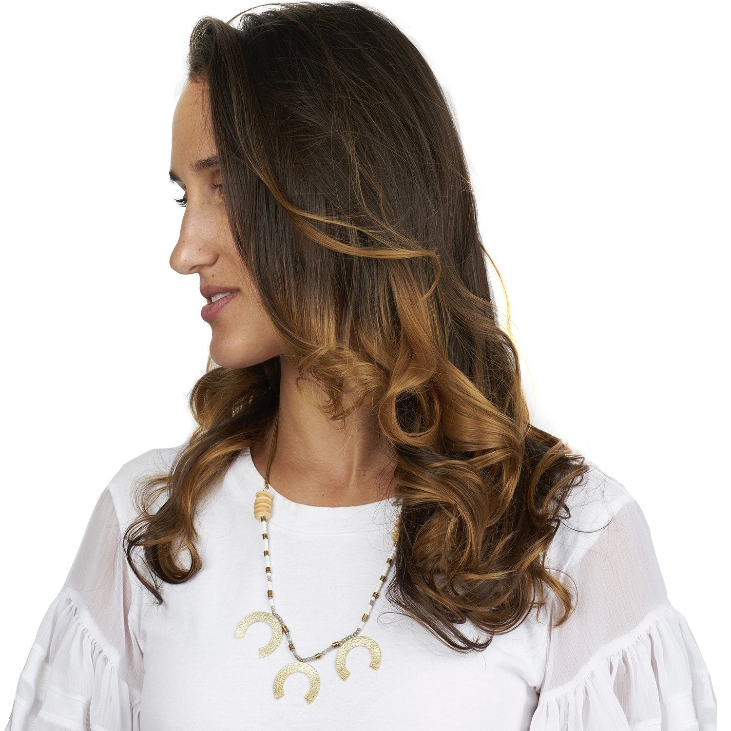 Large 3-Tier Horseshoe Necklace
