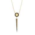 Gypsy Coin Spike Necklace