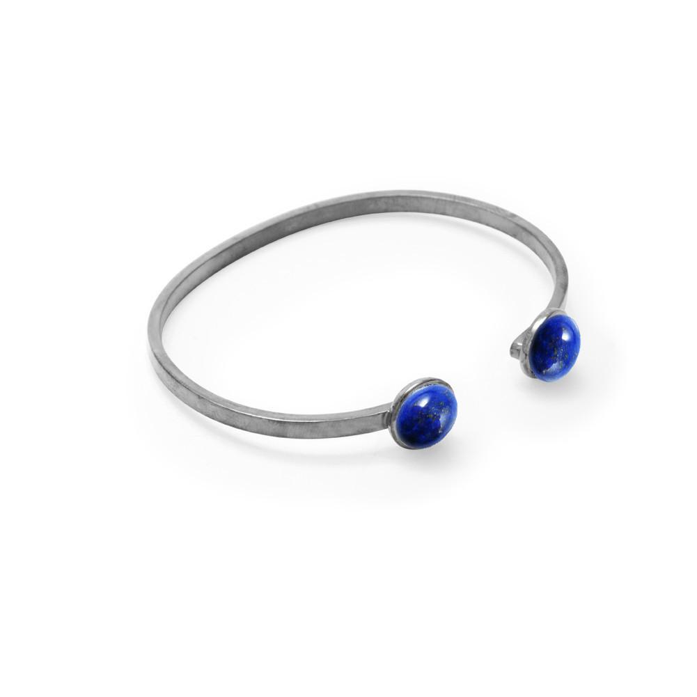 Double Stone Stacking Bangle