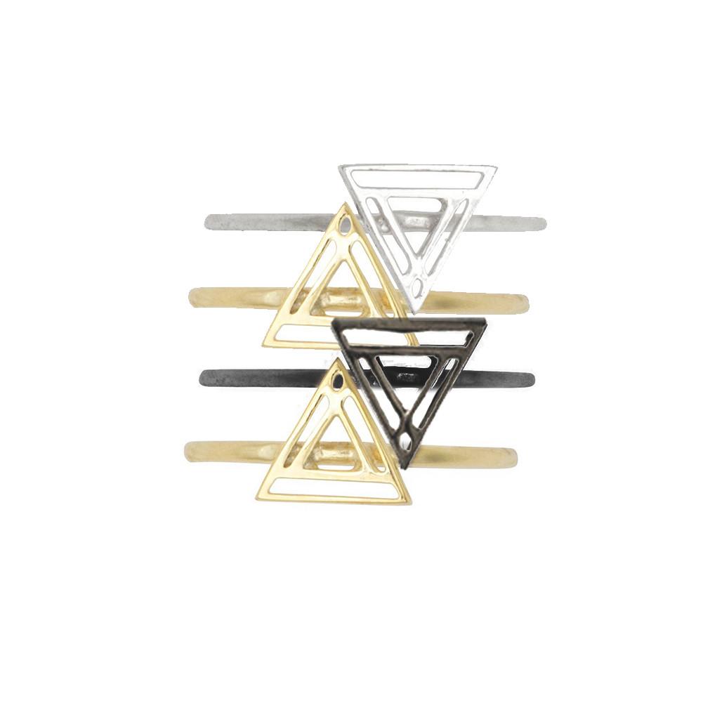 Triangle Stack Ring