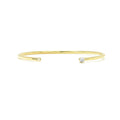 Diamond Layering Bangle with Stone