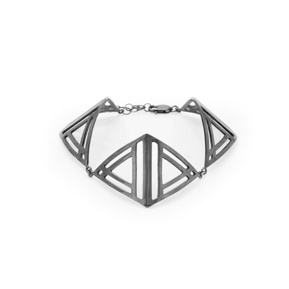 Triple Triangle Bracelet