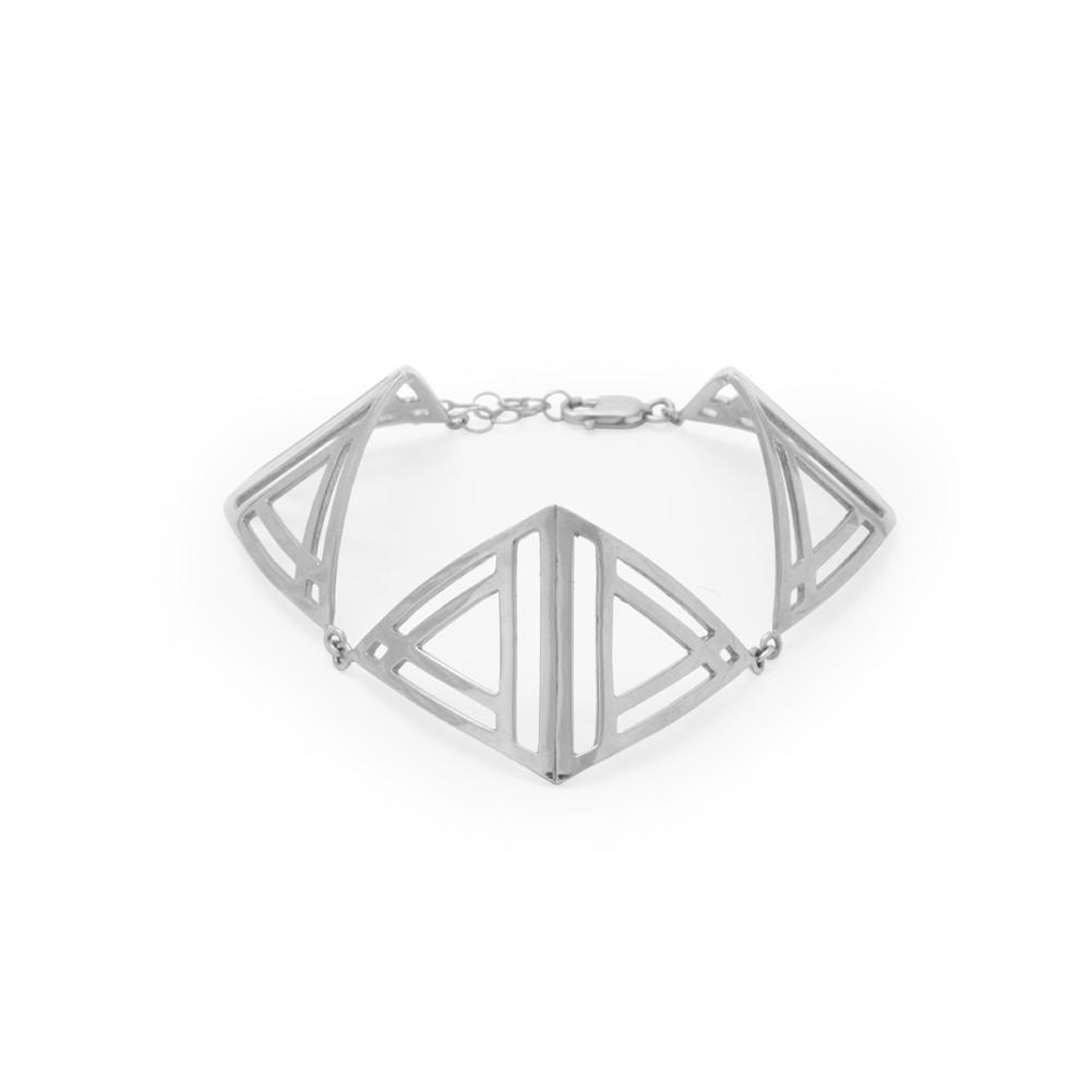 Triple Triangle Bracelet