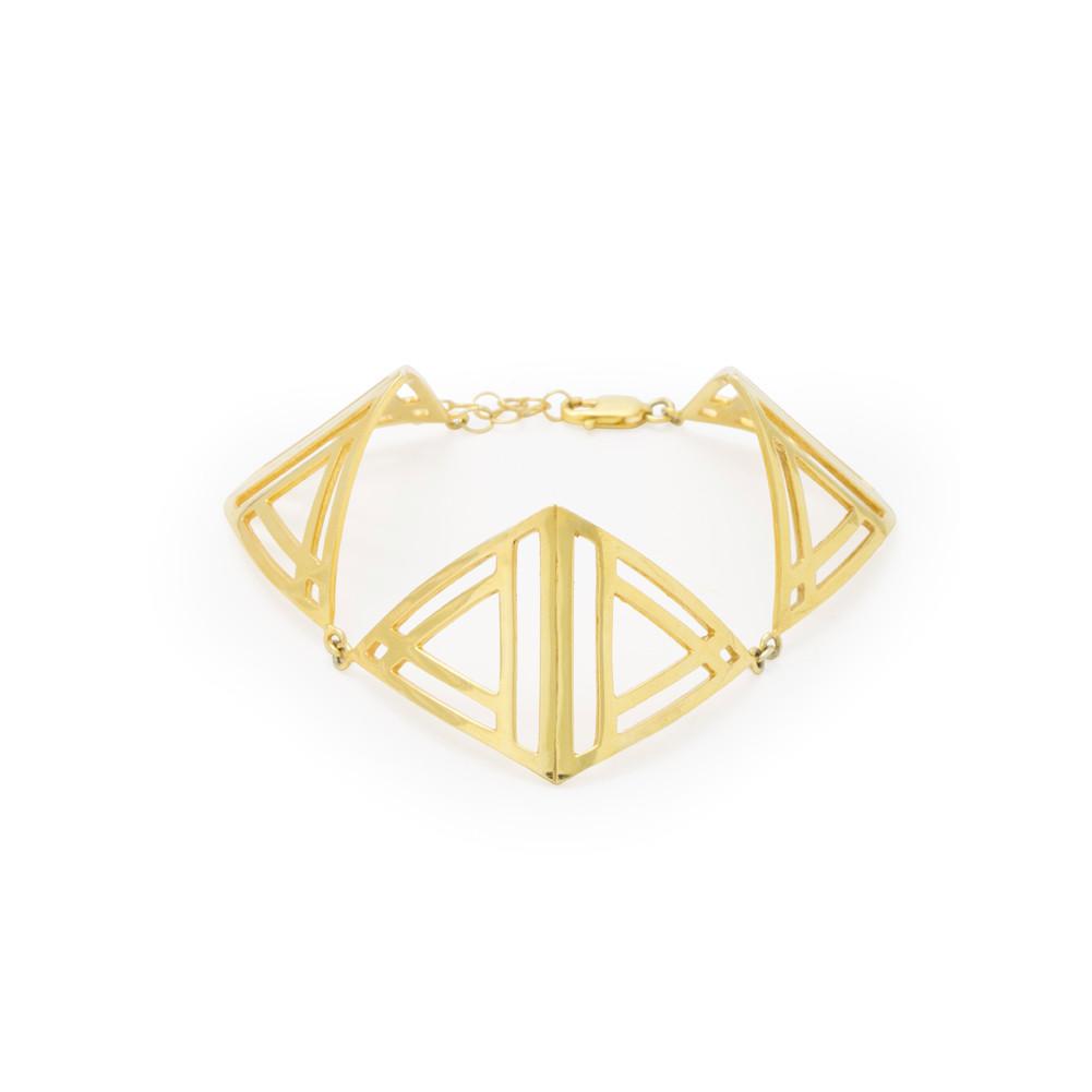 Triple Triangle Bracelet