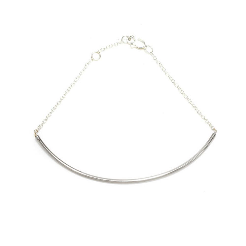 Tube and Chain ID Bracelet