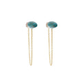 Turquoise Cone Stud with Tail