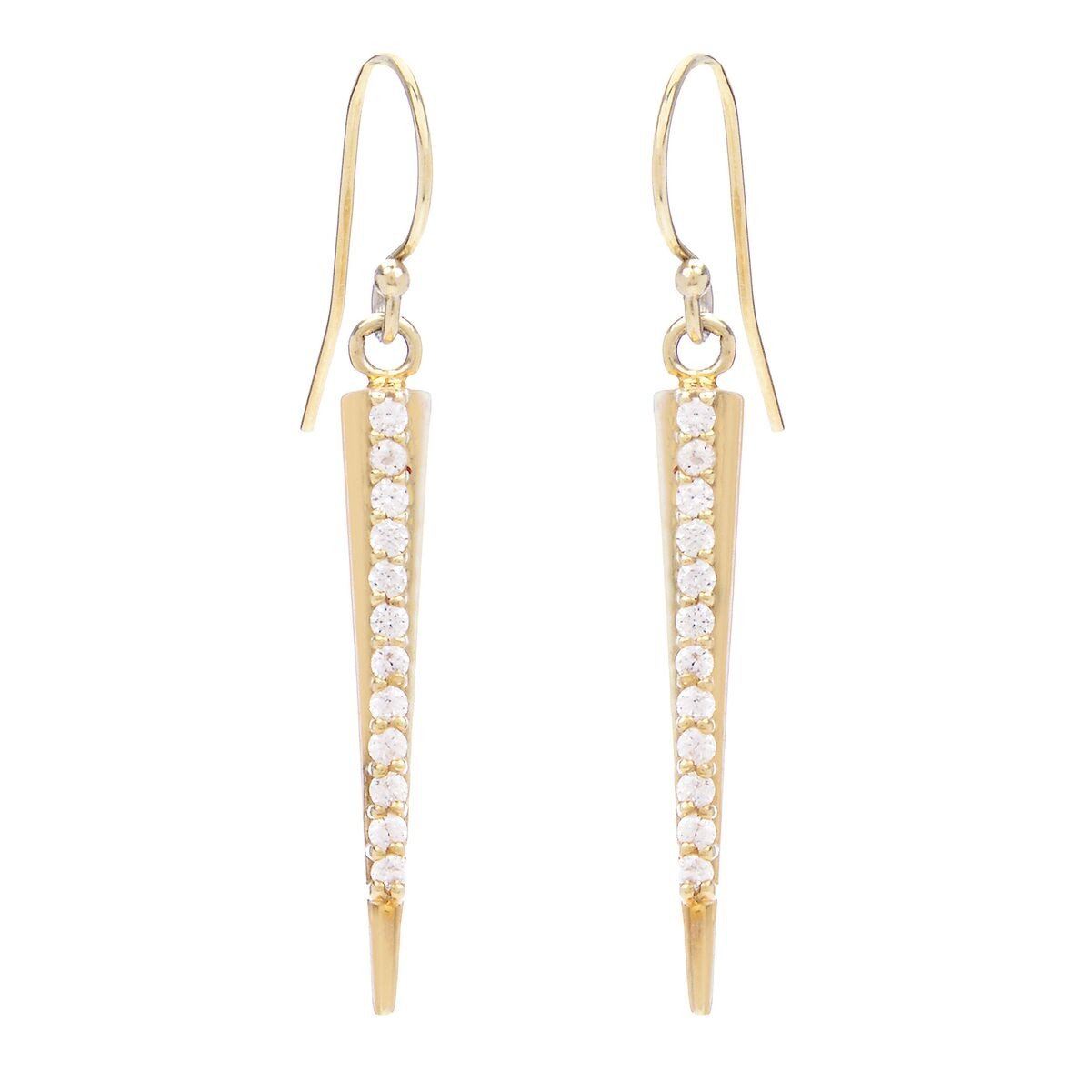 Medium Spike Stud with Pave